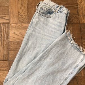 Wide leg jeans